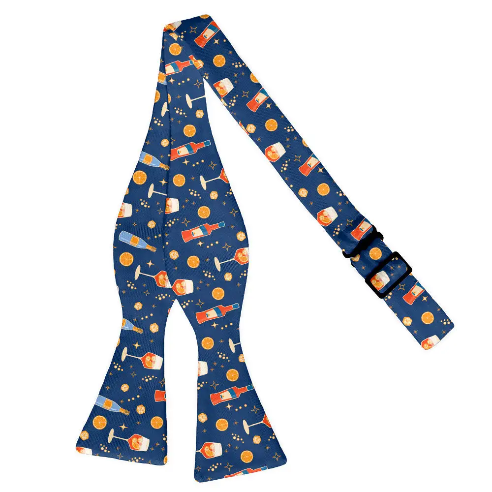 Aperol Spritz Pattern Bow Tie