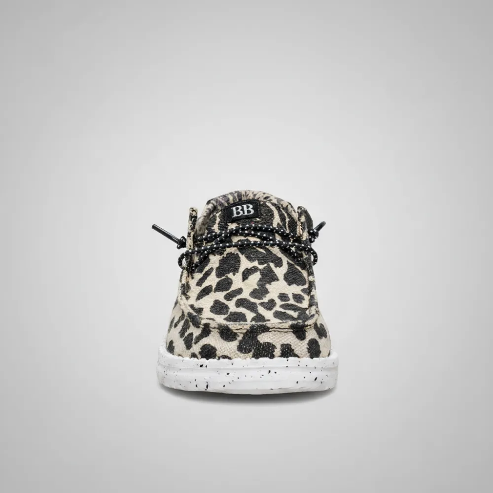 Wendy Cheetah Print Textile Slip On Shoes
