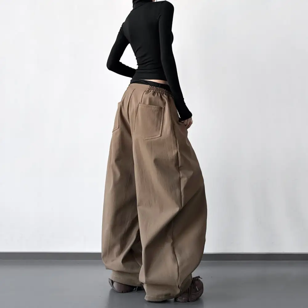 Women's Versatile Wide Leg Loose Fit Pants