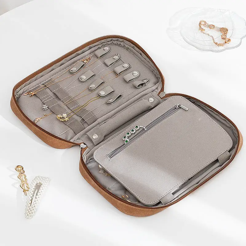 Classic Space-Saving Travel Jewelry Storage Organizer