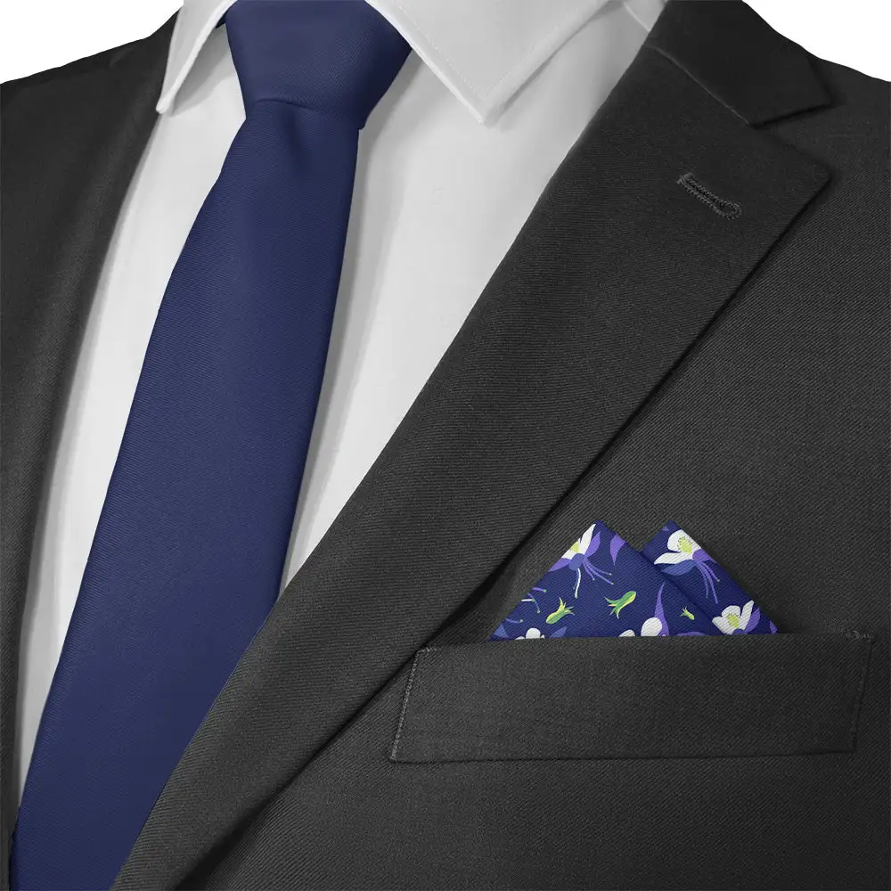 Understated Polished Floral Pocket Square