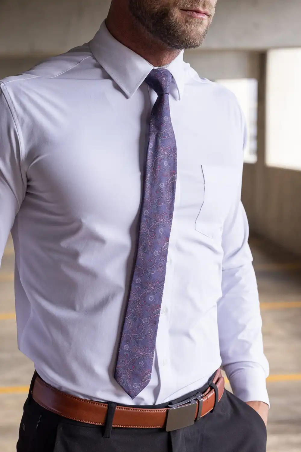 Crisp Novelty Pattern Necktie