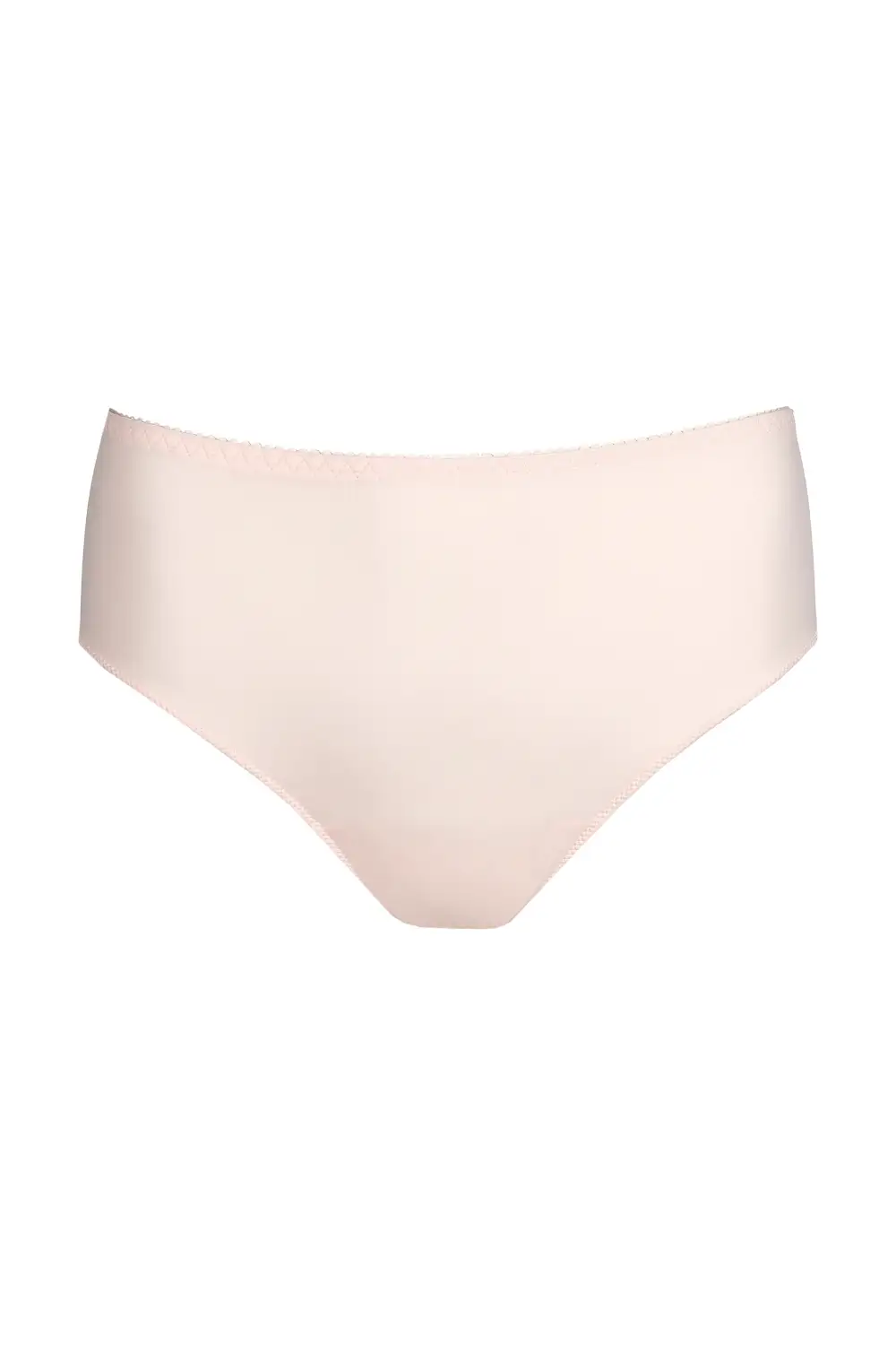 Women's Flat Seams Elastic Waistband Cotton Gusset Cotton Retro Detail Brief Panty