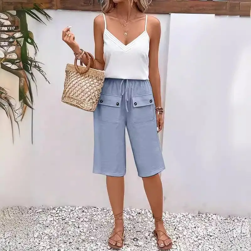 Women's Loose Fit Cargo Shorts