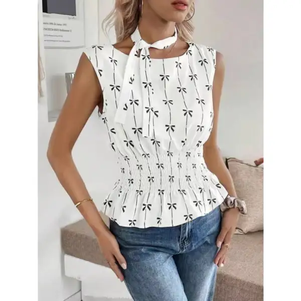 Bow Tie Shoulder Tank