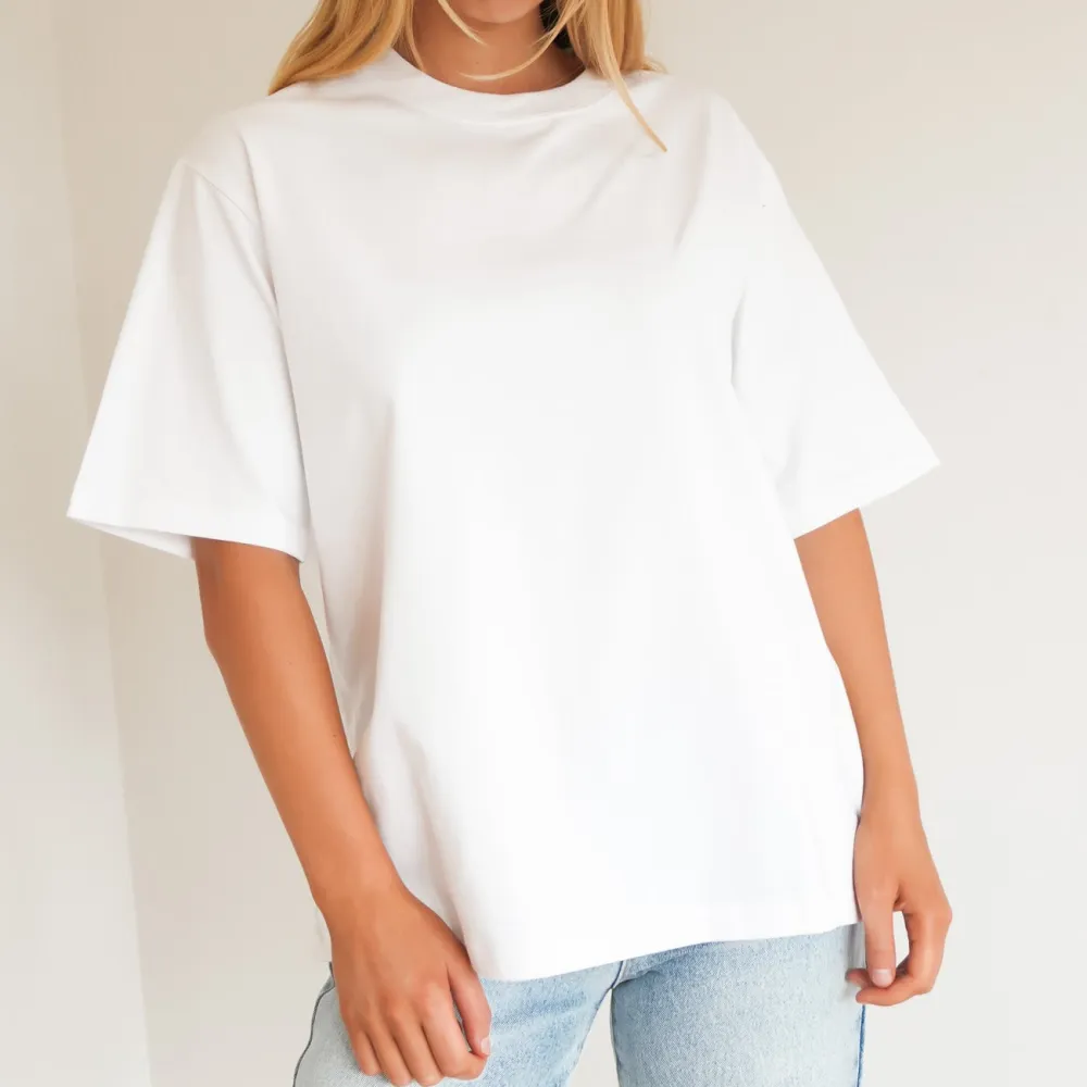 Oversized Short Sleeve Minimal Casual Tee