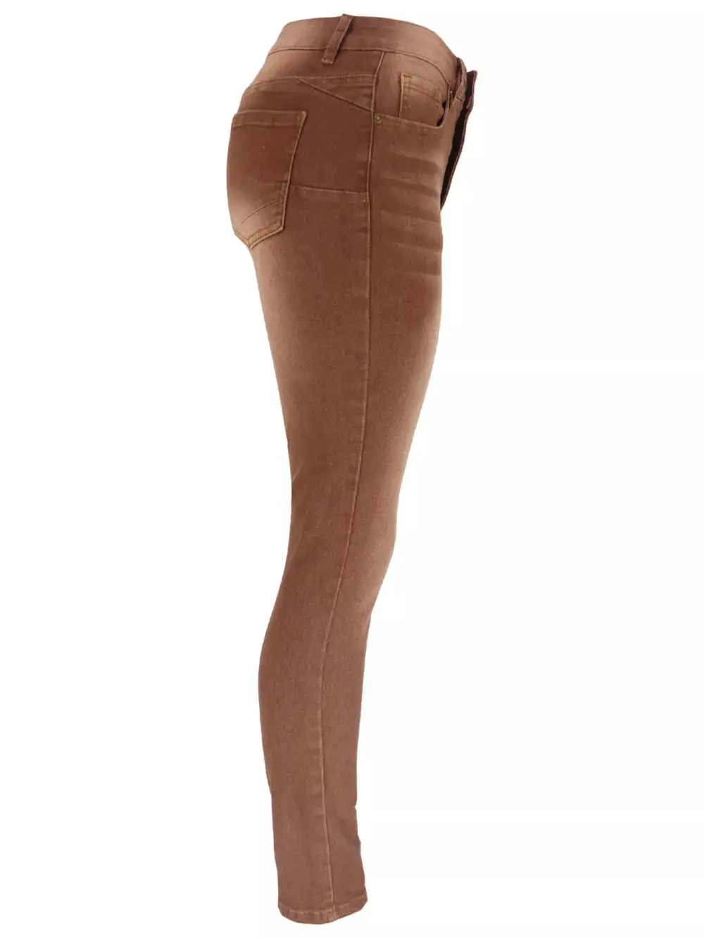 High-Waisted Slim-Fit Jeans