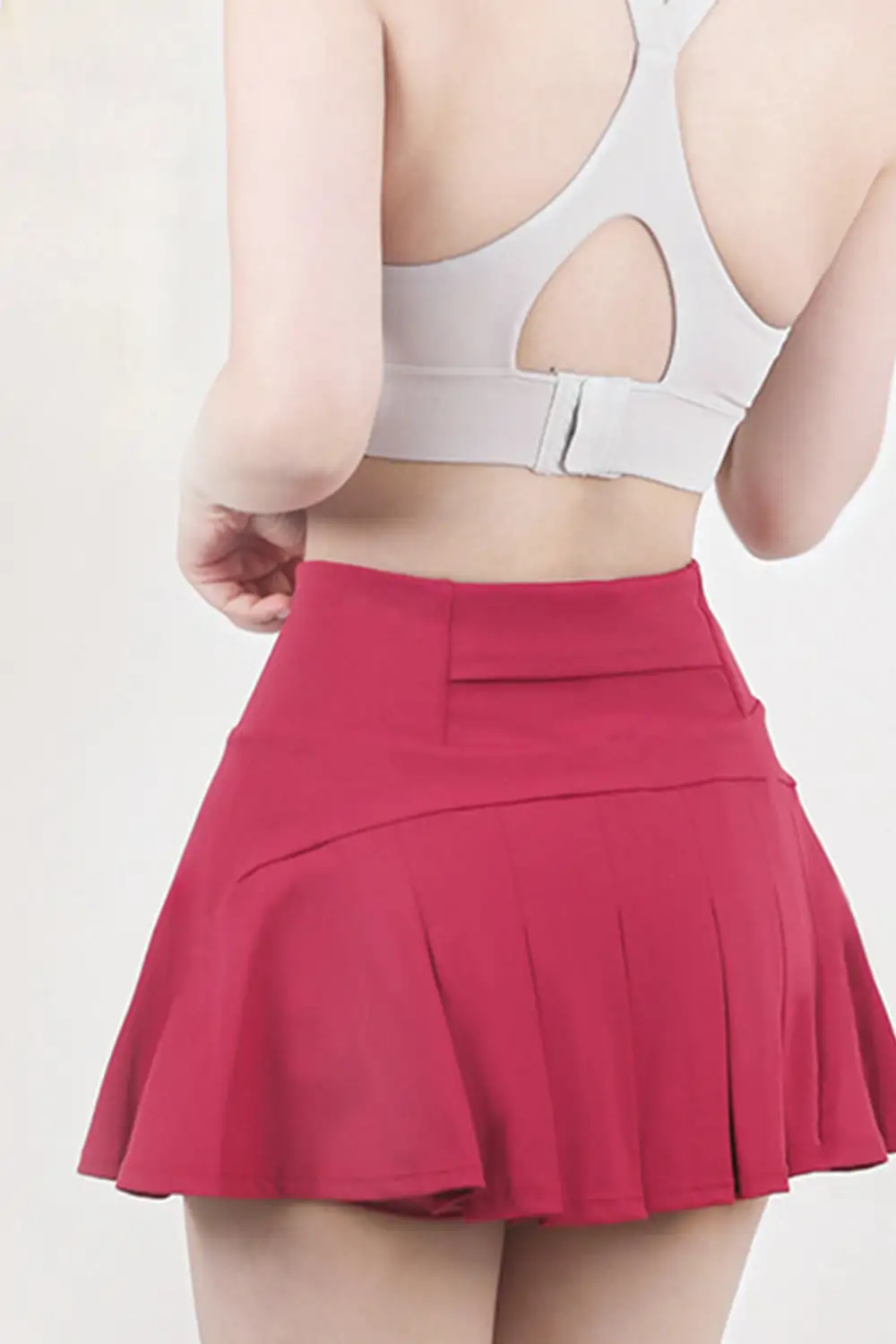 Airy Simple Pleated Skirt
