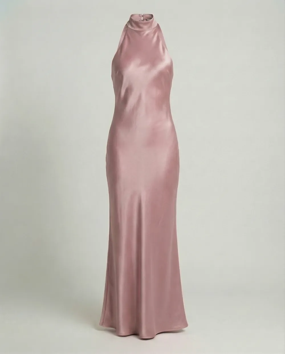 Women's Satin Bridal Maxi Dress