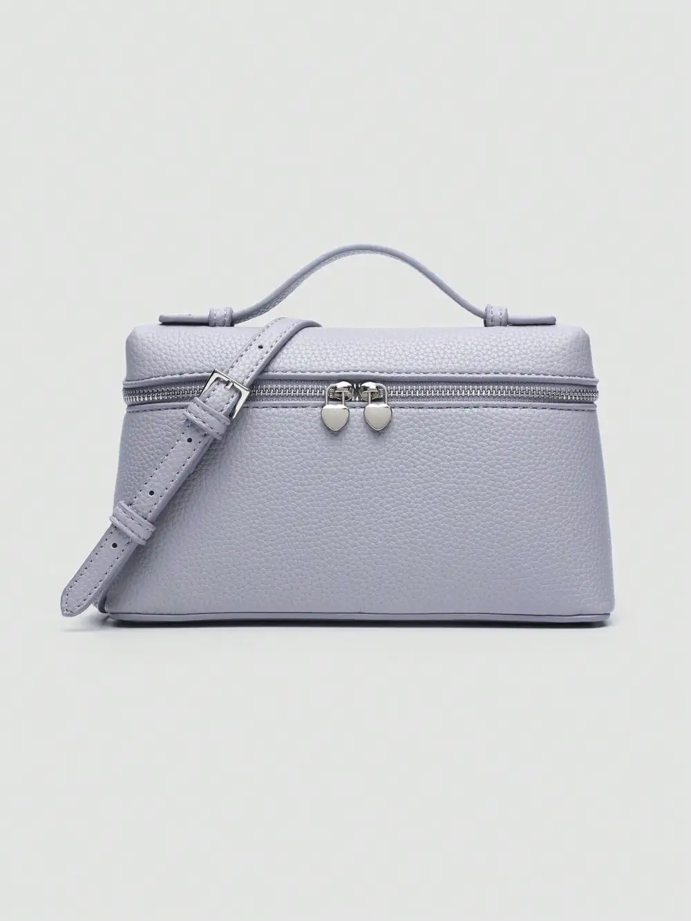 Litchi Grain PU Square Crossbody Bag