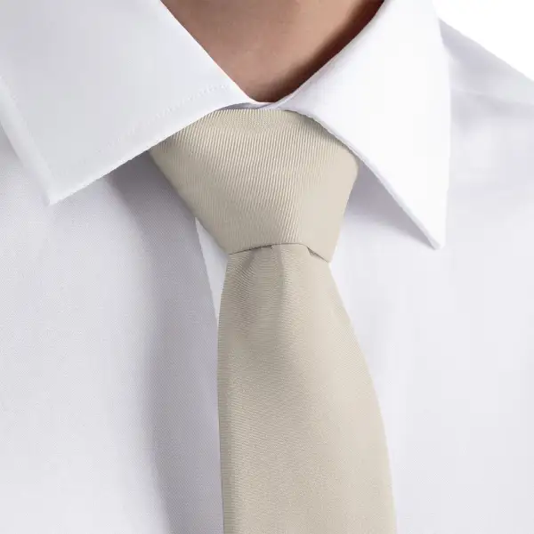 Artful Solid Composition Necktie