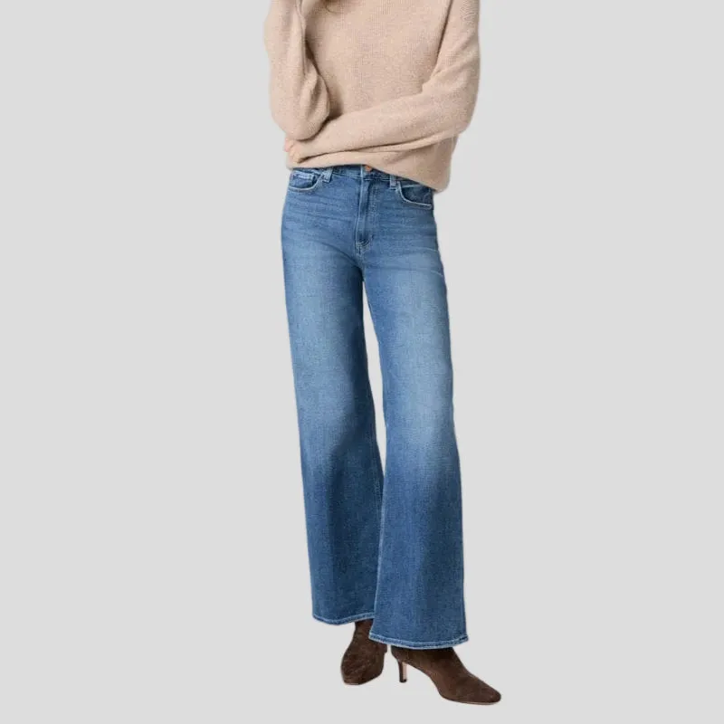 Wide-Leg High-Rise Women's Jeans
