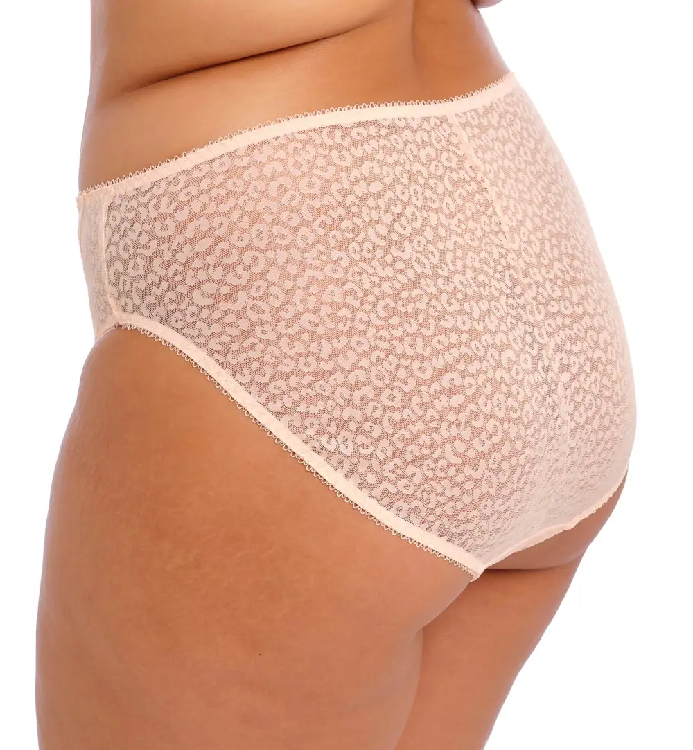 High-Waist Lace Floral High-Leg Brief Panty