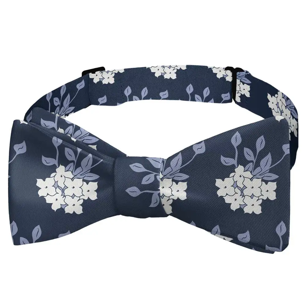 Bouquet Floral Motif Bow Tie