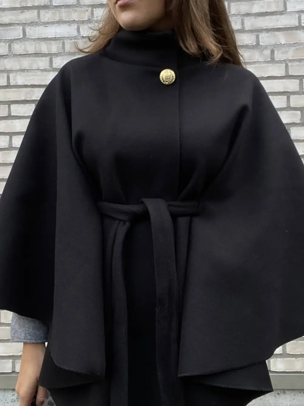 Wool Cape Coat