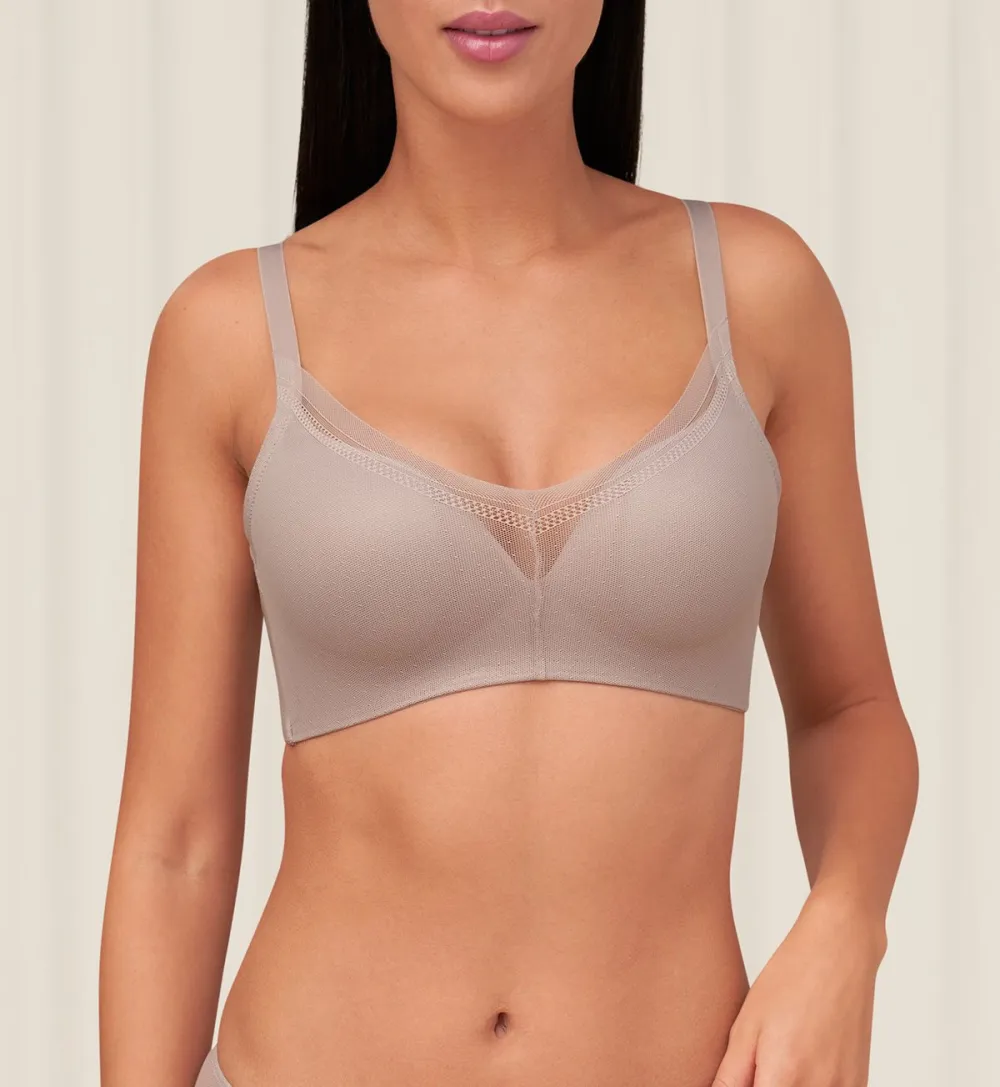 Women's Non-Wired Padded Breathable T-Shirt Bra