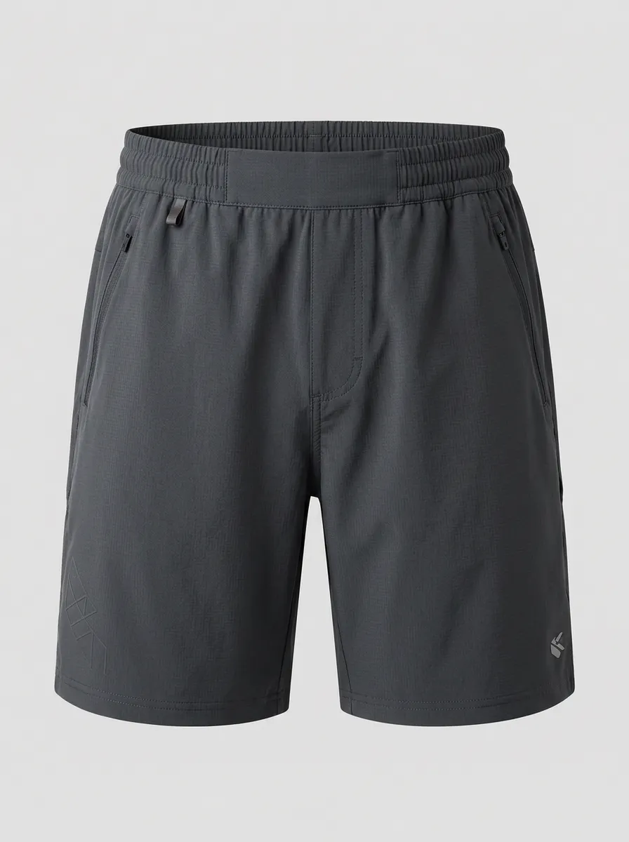 Men's Athletic Breathable Geometric Printed Quick-Dry Shorts