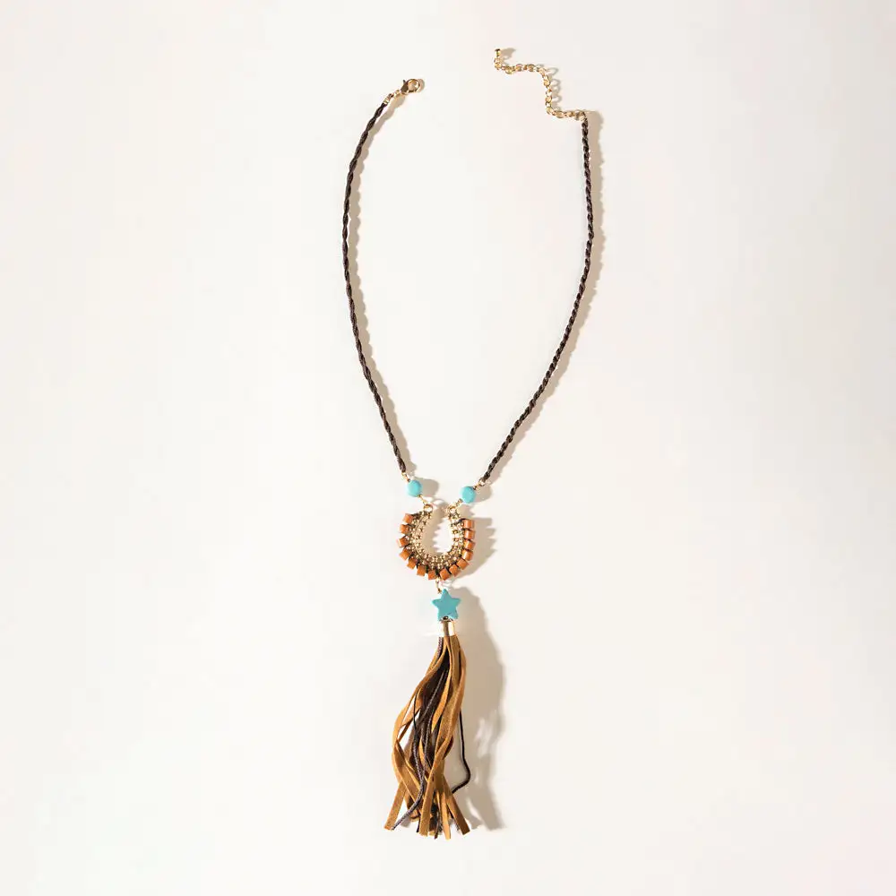 Vintage Inspired Horseshoe Charm Necklace