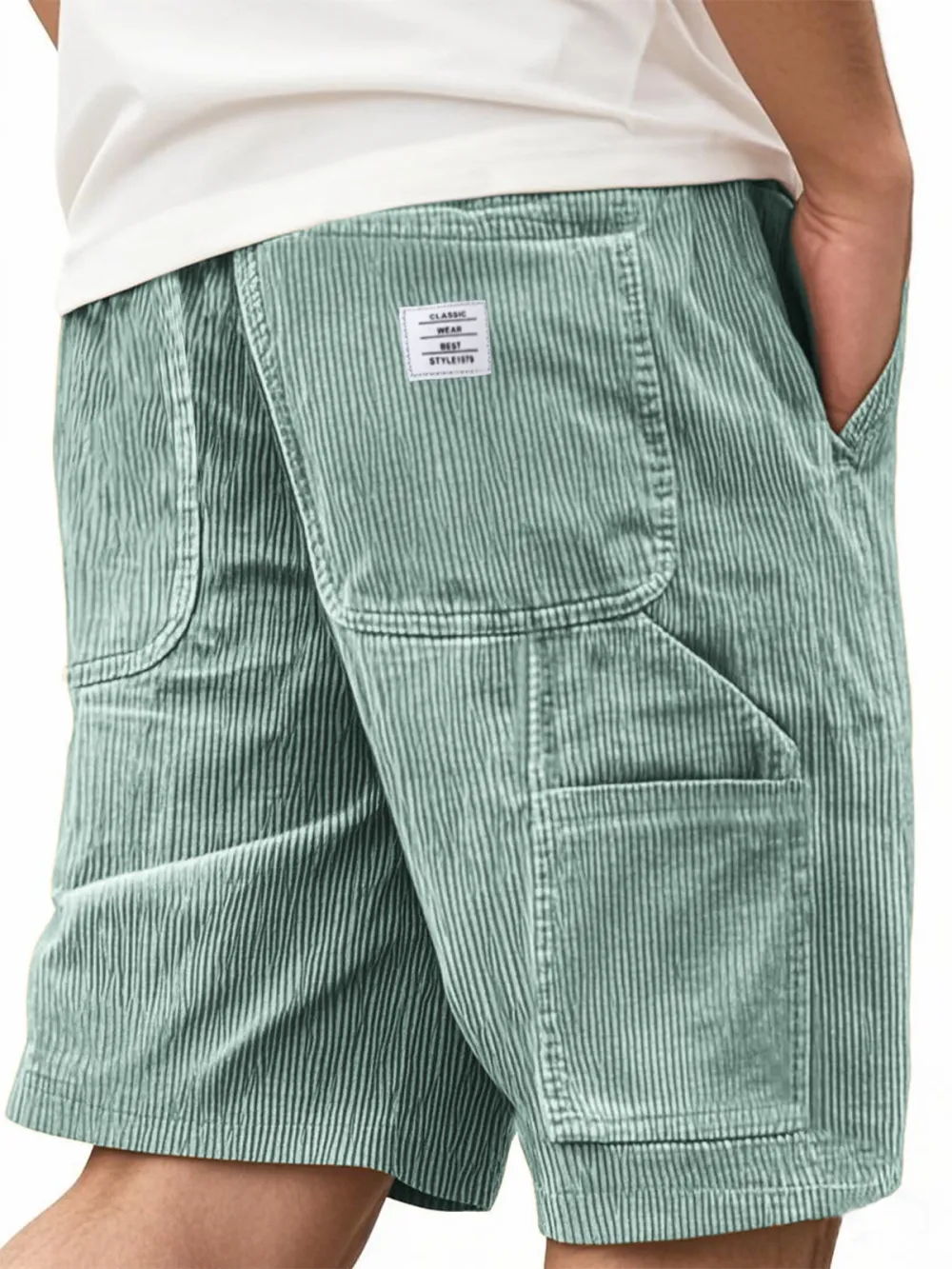 Corduroy Utility Pocket Shorts