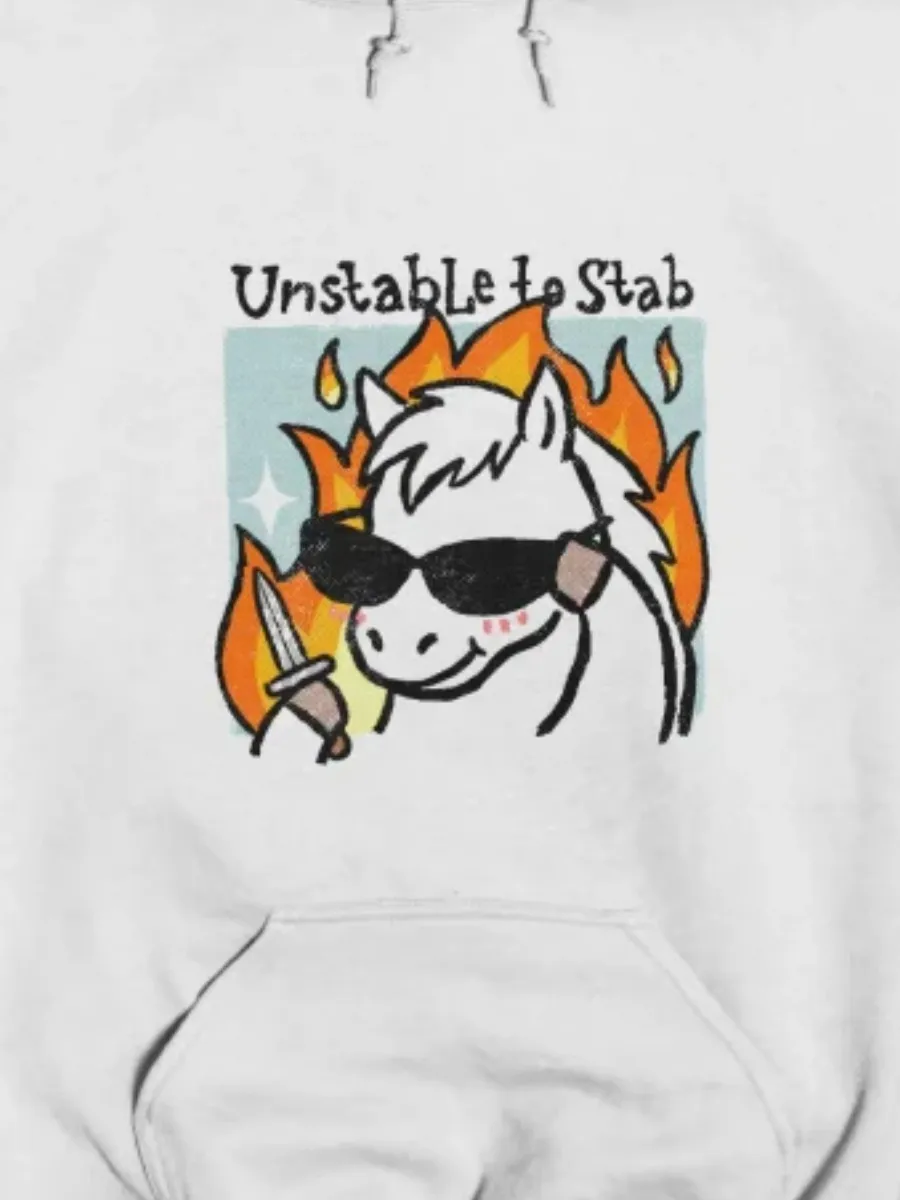 Sunglasses Horse Graphic Hoodie