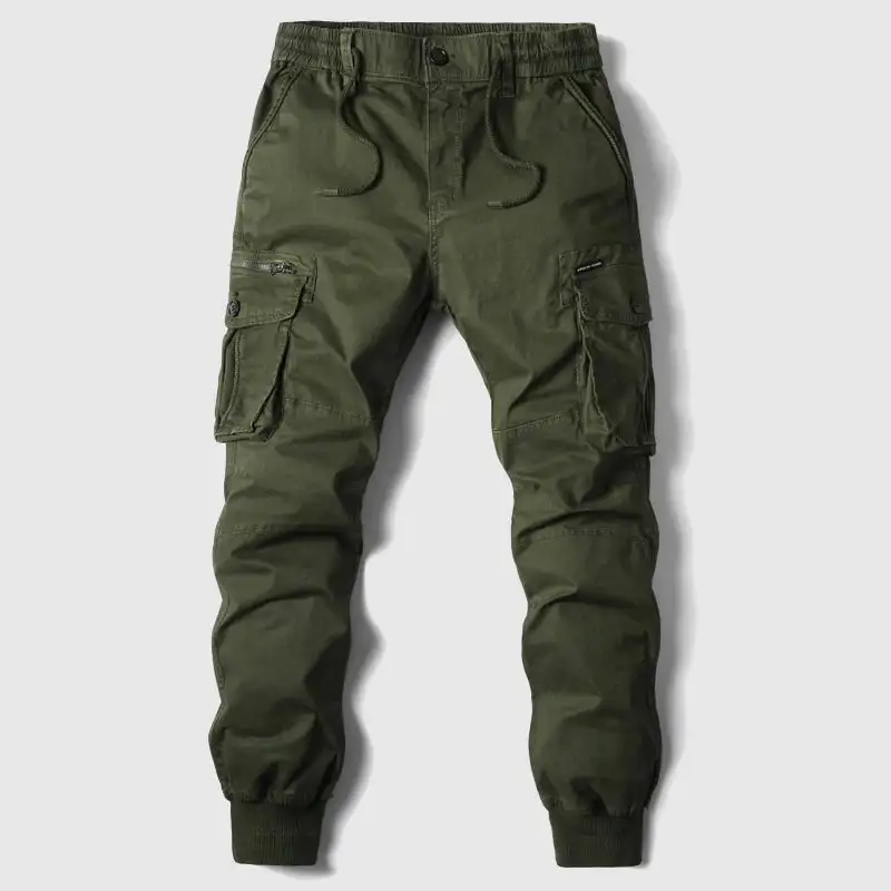 Men's Slim Fit Jogger Pants Pockets Casual Cargo Pants