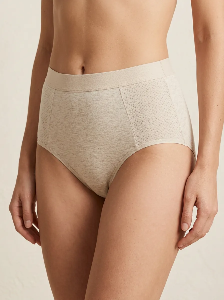 Women's High-Waisted Textured Panties