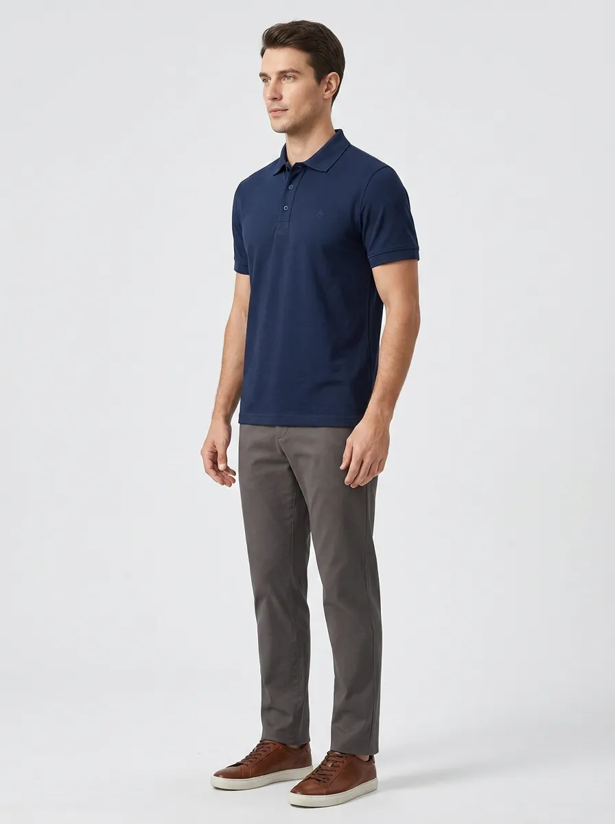Refined Utility-Style Men's Polo Shirt
