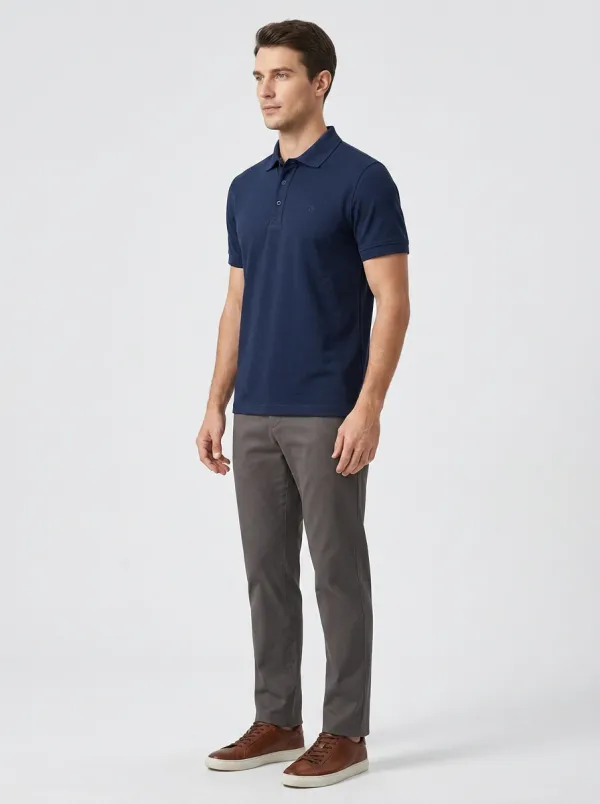 Refined Utility-Style Men's Polo Shirt