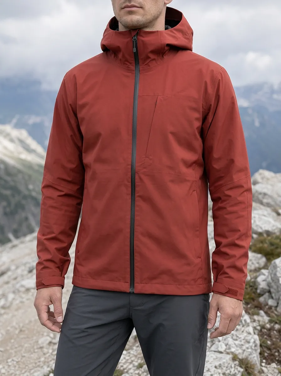 Men's Pathfinder Hiking Outdoor Mountain Printed Hooded Jacket
