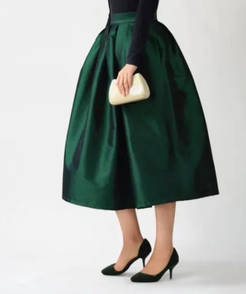 Classic Seaside Everyday Casual Polyester Skirt
