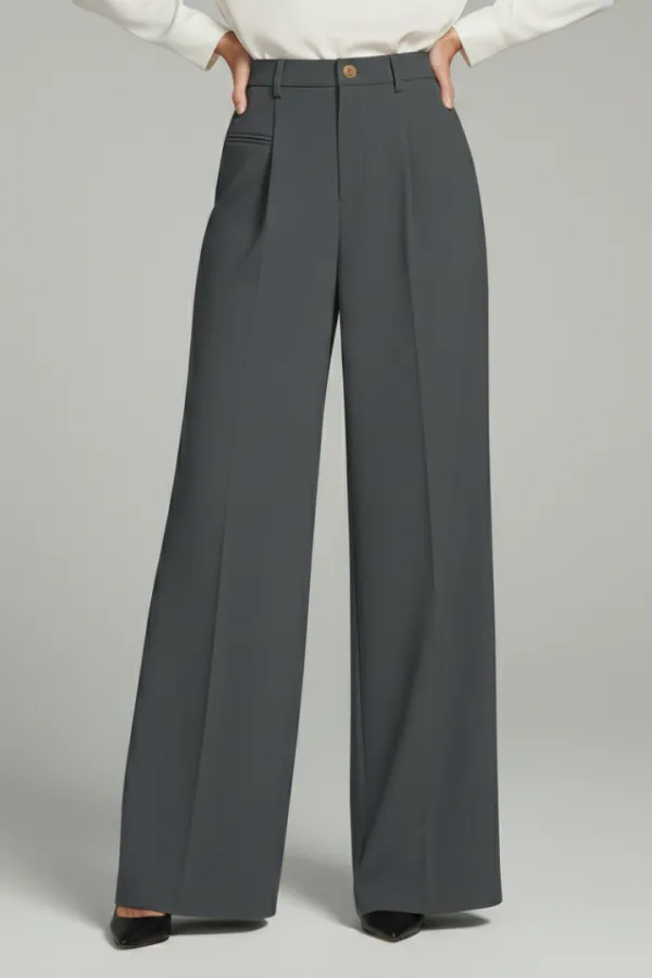  Wide Leg Casual Palazzo Pants