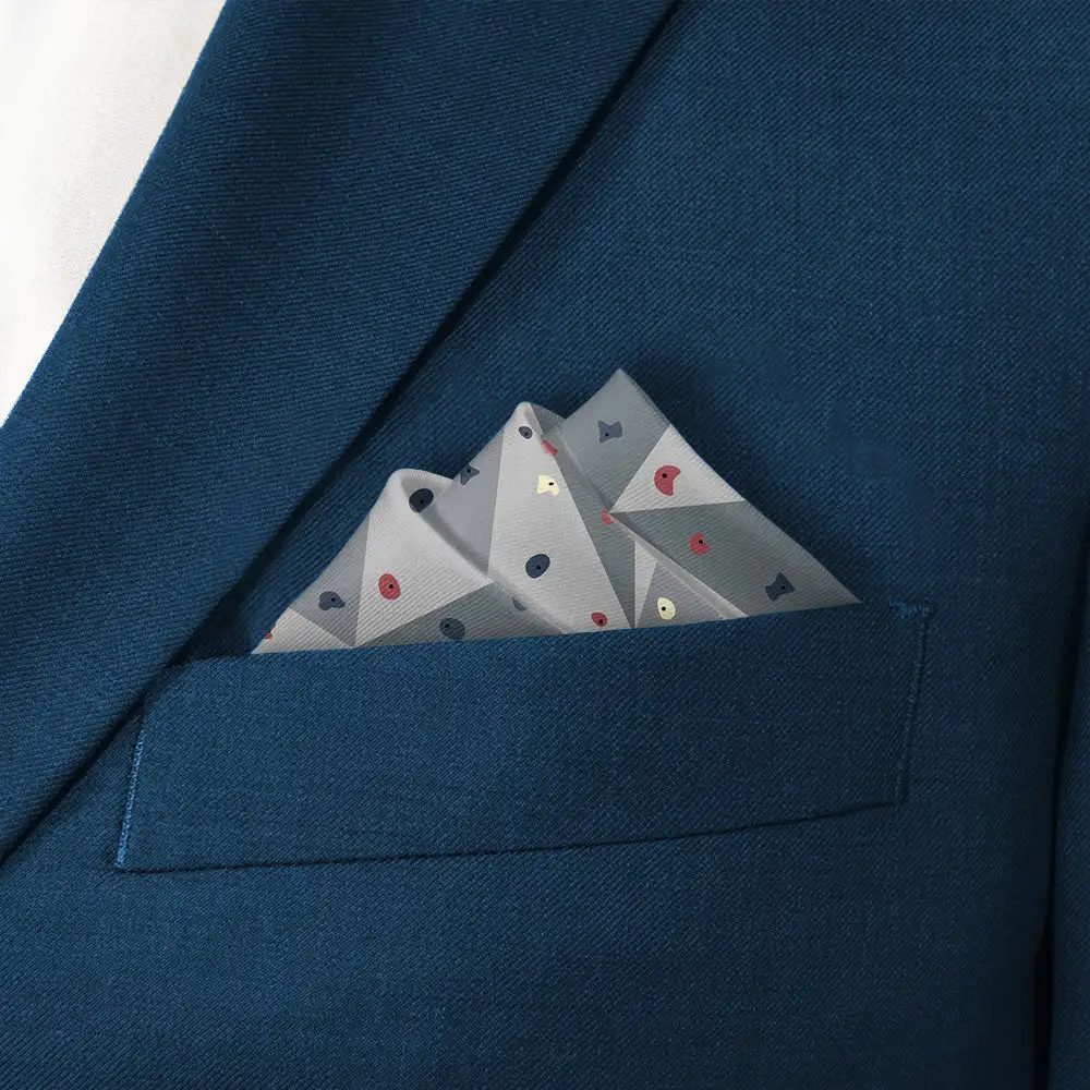 Polished Distinctive Novelty Hobby Motif Pocket Square