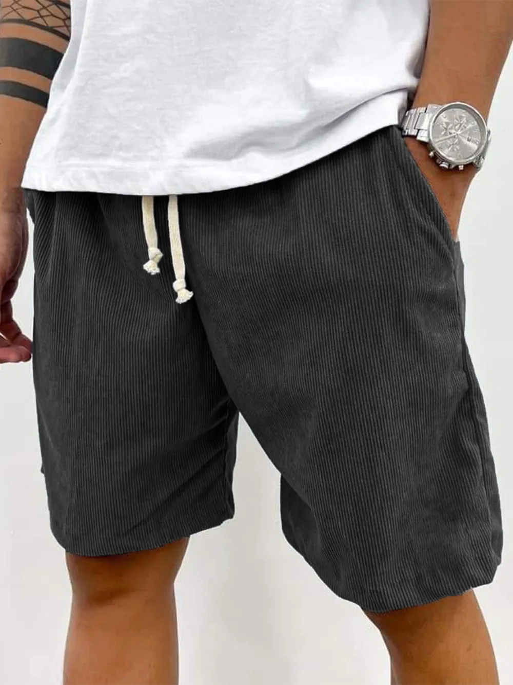 Corduroy Pull On Shorts
