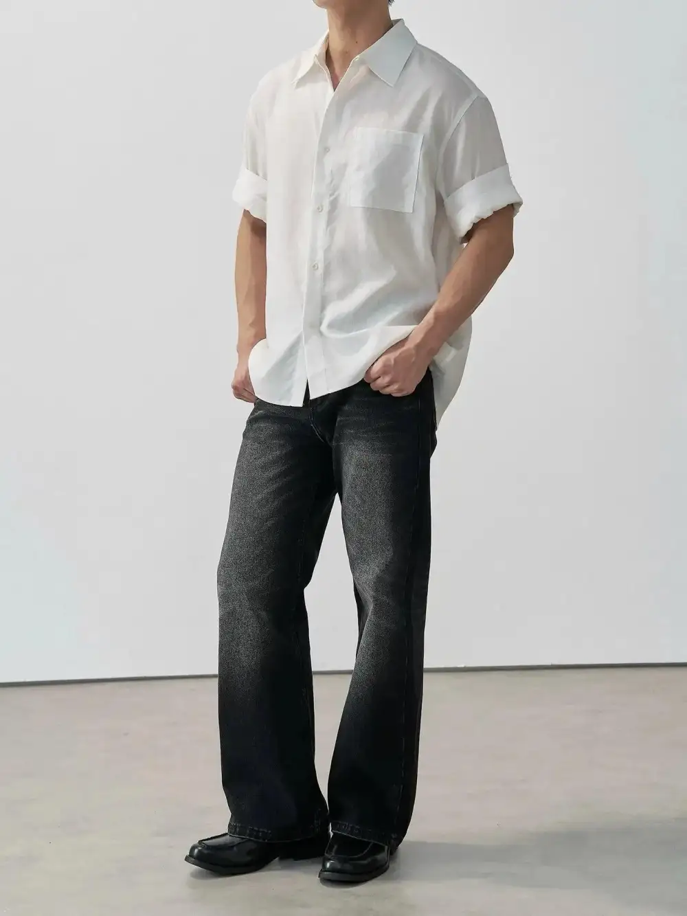 Breathable Lyocell Linen Blend Shirt