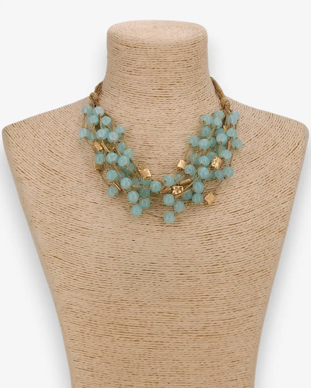 Statement Multistrand Crystal Necklace