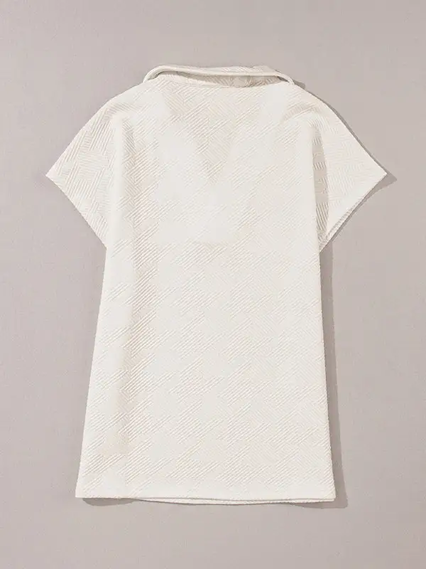 Relaxed Short Sleeve V-Neck Everyday T-Shirt