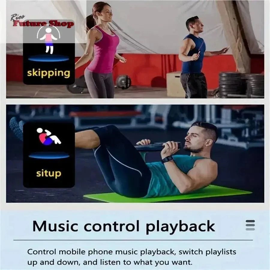 D13 Smartwatch 116Plus | Music Control | Step & Calorie Tracker | Alarm