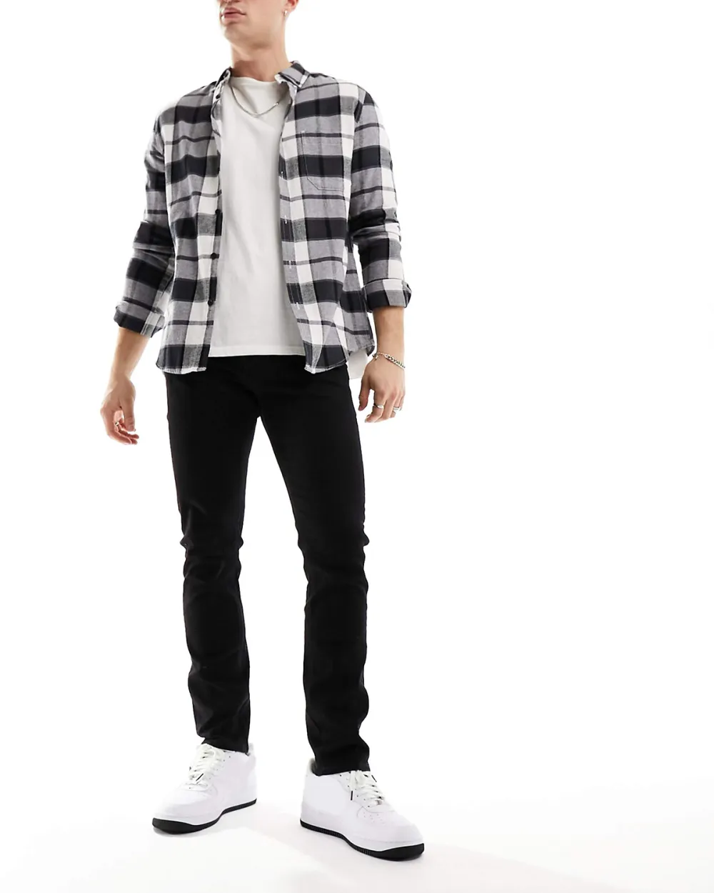 Slight Stretch Slim Jeans In Black