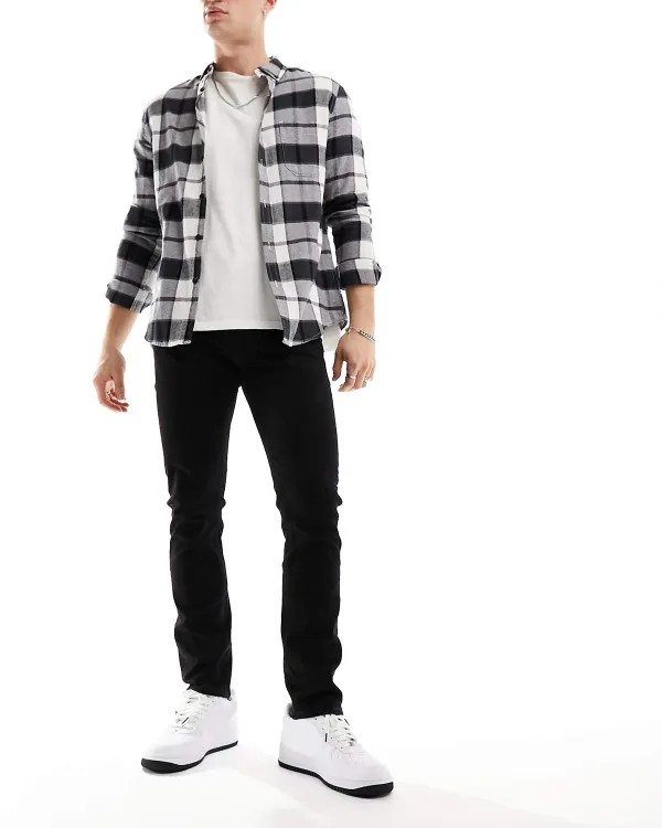 Slight Stretch Slim Jeans In Black