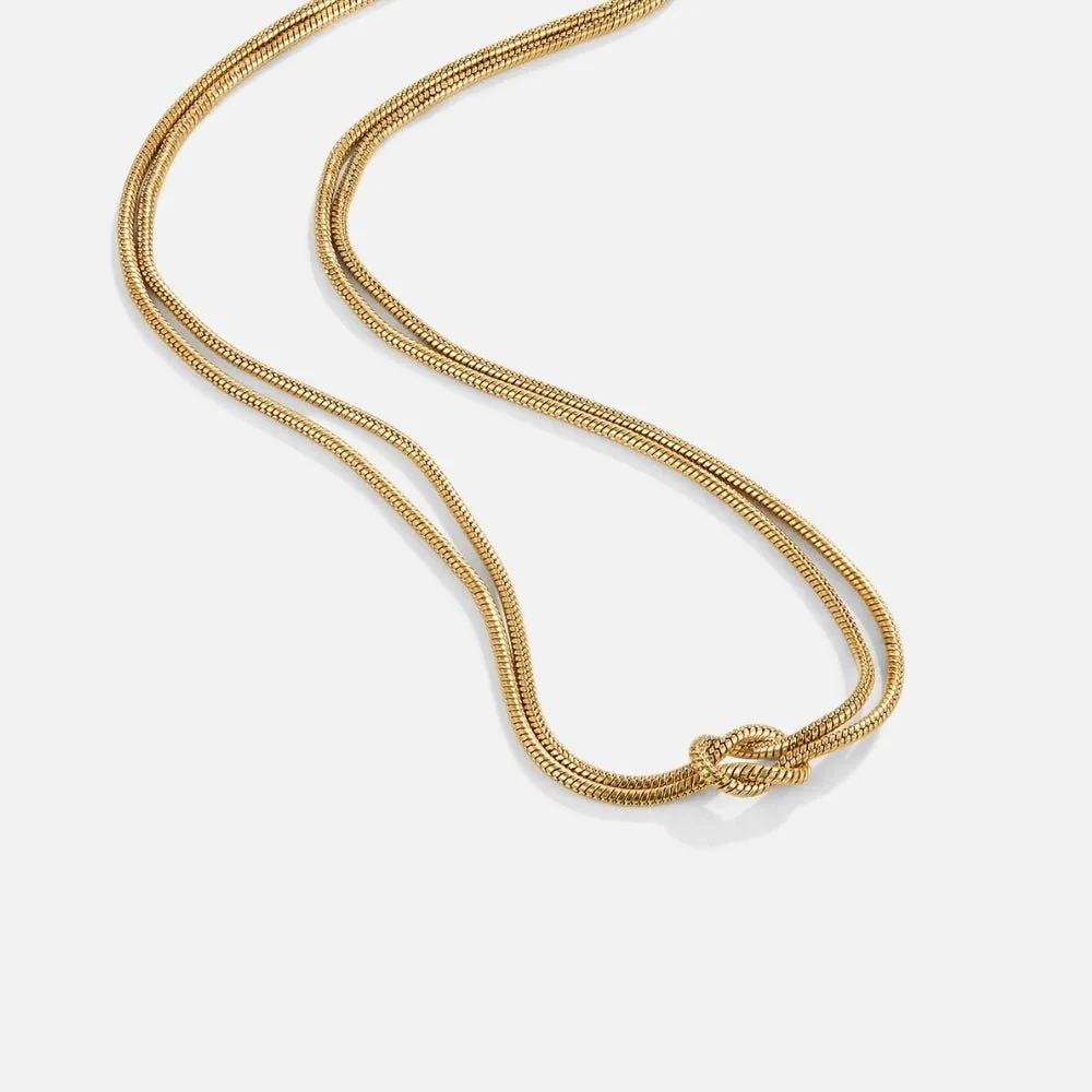 Knotted Chain Necklace