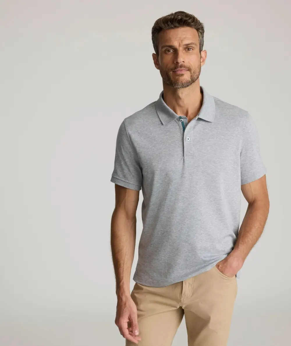 Wrinkle-Free Damaschino Polo