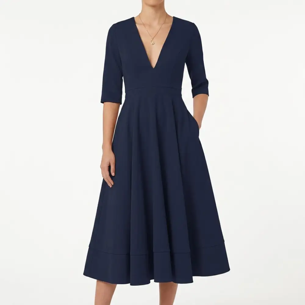 Delicate Refined Women's Midi Dress