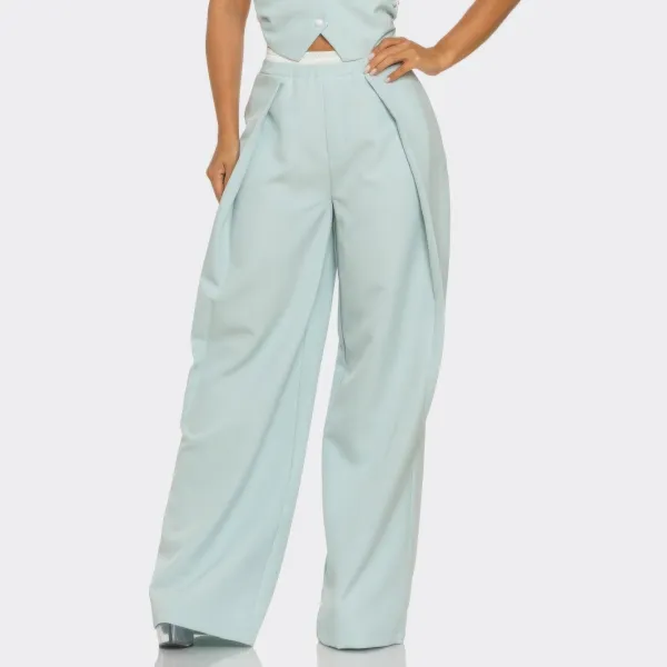 Relaxed Coordinated Pants Set