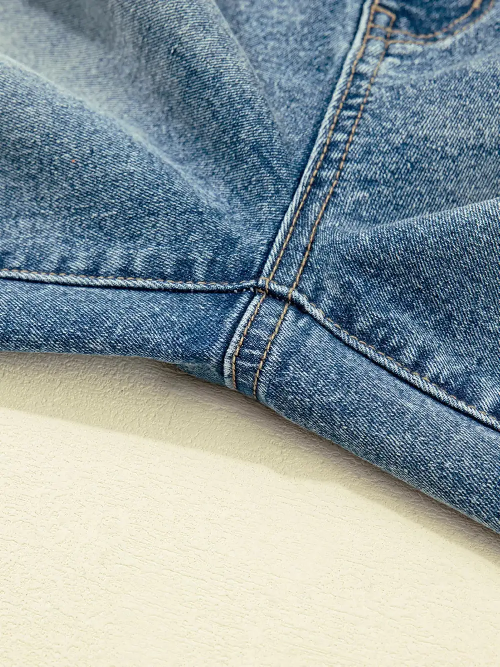 Knit Simple Denim Jeans