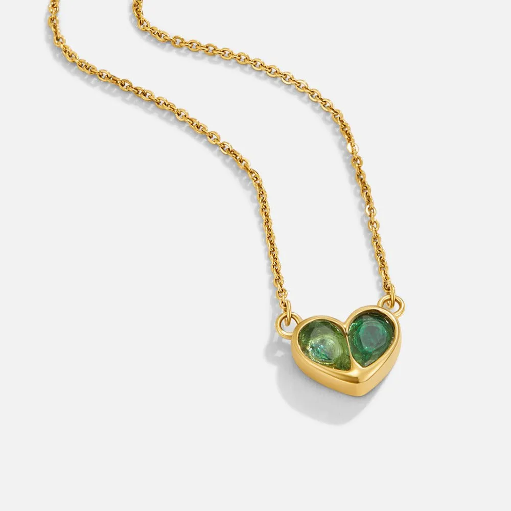 Minimal Heart Adjustable Necklace