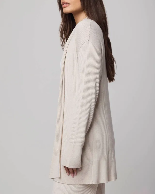 Airy Cashblend Open Cardigan