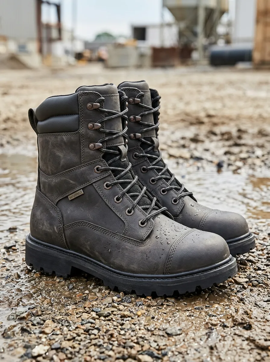 Utility-Ready Men's Waterproof Work Boots