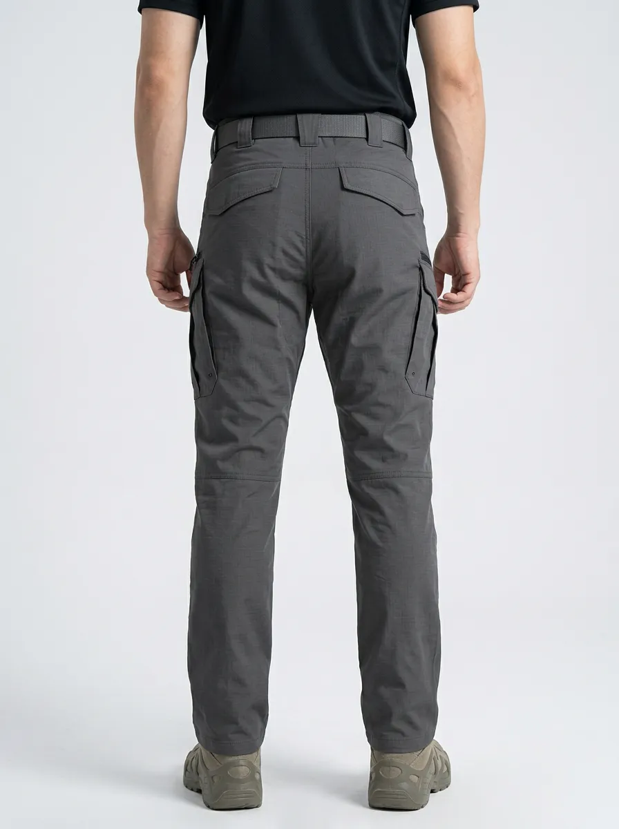 Classic Reinforced-Knee Outdoor Men's Multi-Pocket Waterproof Tactical Cargo Pants