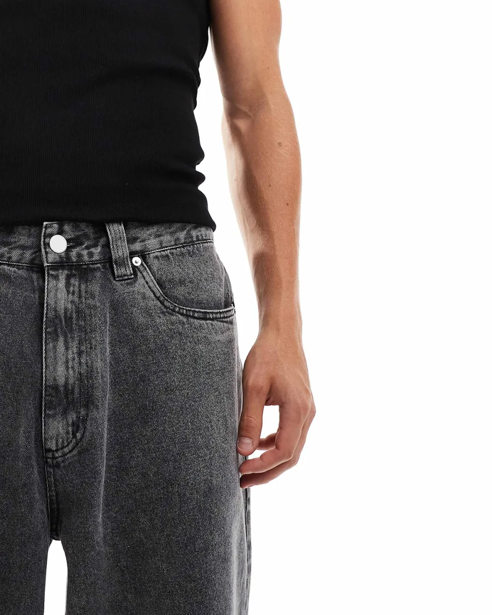 Factory Denim Jean In Black
