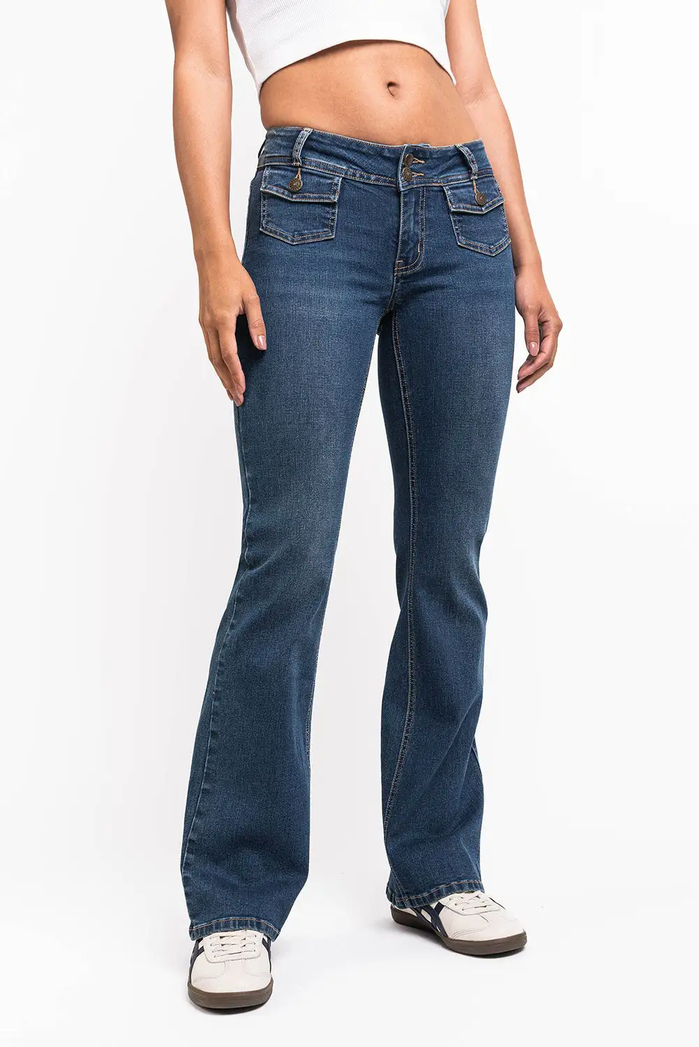 Chic Low Rise Bootcut Jeans